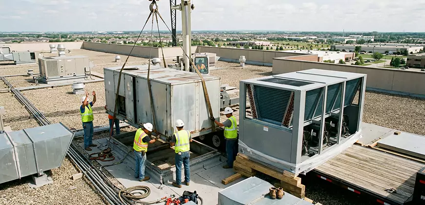 Commercial Air Handling Unit Replacement in Boston