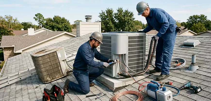 High-Efficiency Condenser Installation in Boston